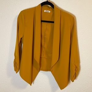 Mustard blazer